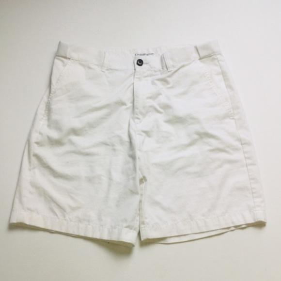 croft & barrow Other - Croft & Barrow Men’s White Flat Shorts Size 34